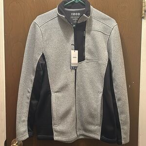 IZOD NWT Advantage Performance Quarter Zip Sweater